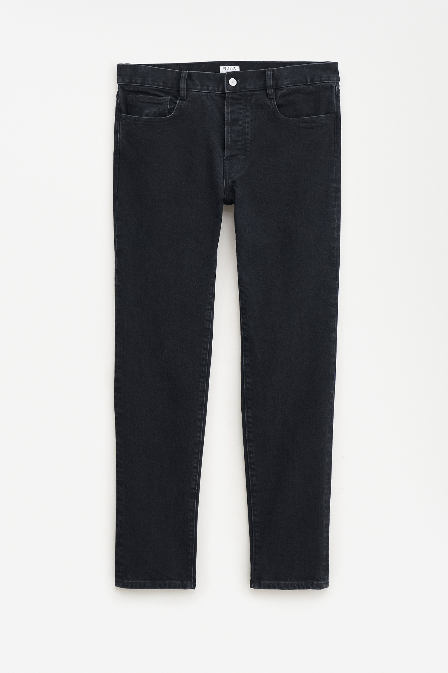 Filippa K Loose Straight Jeans In Black
